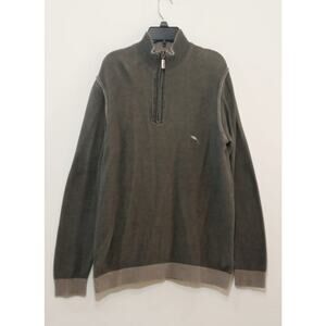 Bob Timberlake Men's Pullover Bass Pro Shop 1/4 Zip Brown Size Small